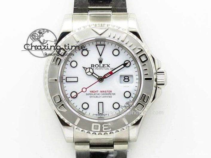 0126 TechFriendly Day Date 40mm SS BP Maker Best Edition Diamond Bezel Silver Dial On SS Bracelet ETA 3696